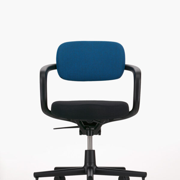Allstart Chair, blue backrest, black frame