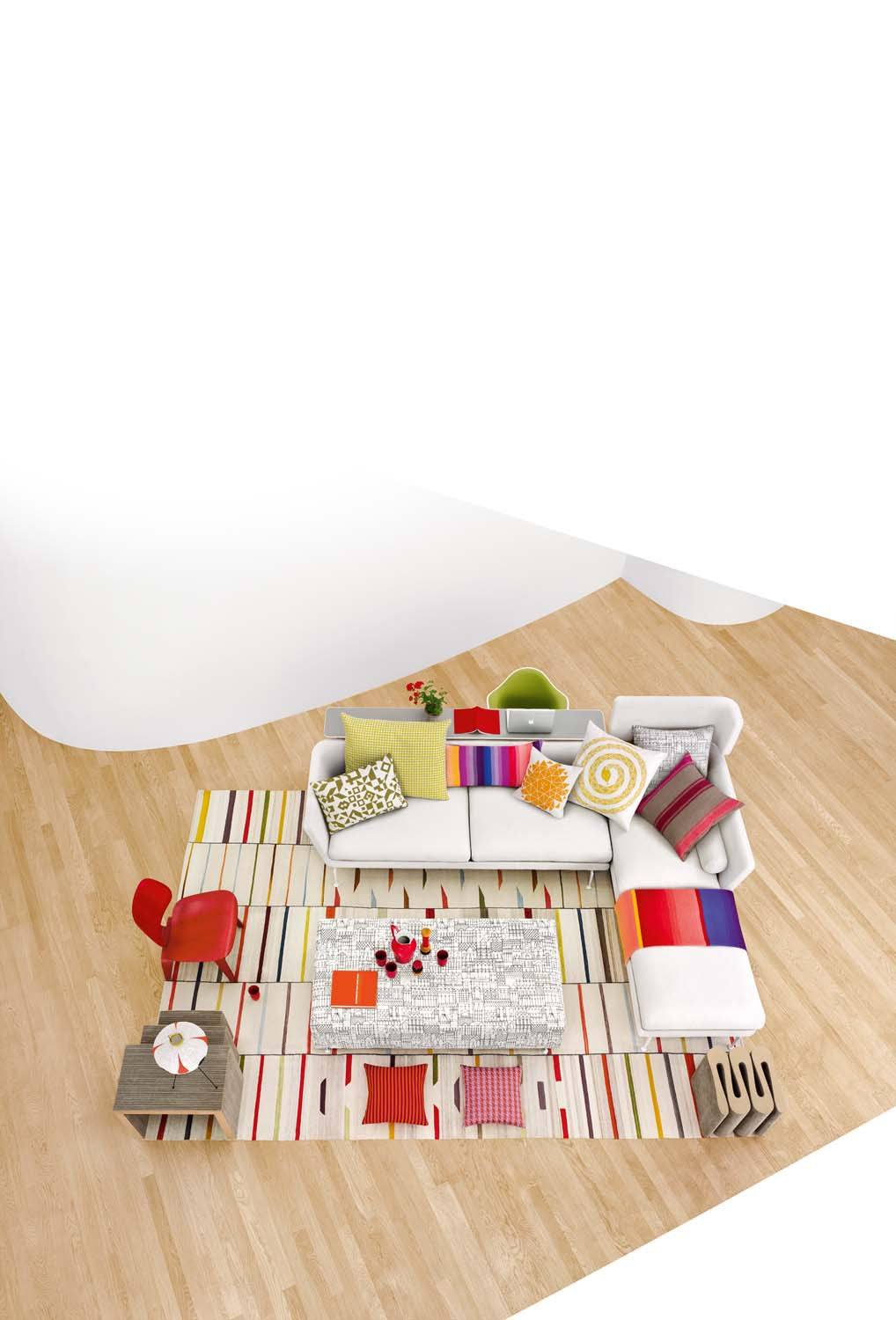 Suita Sofa - Three Seater Open