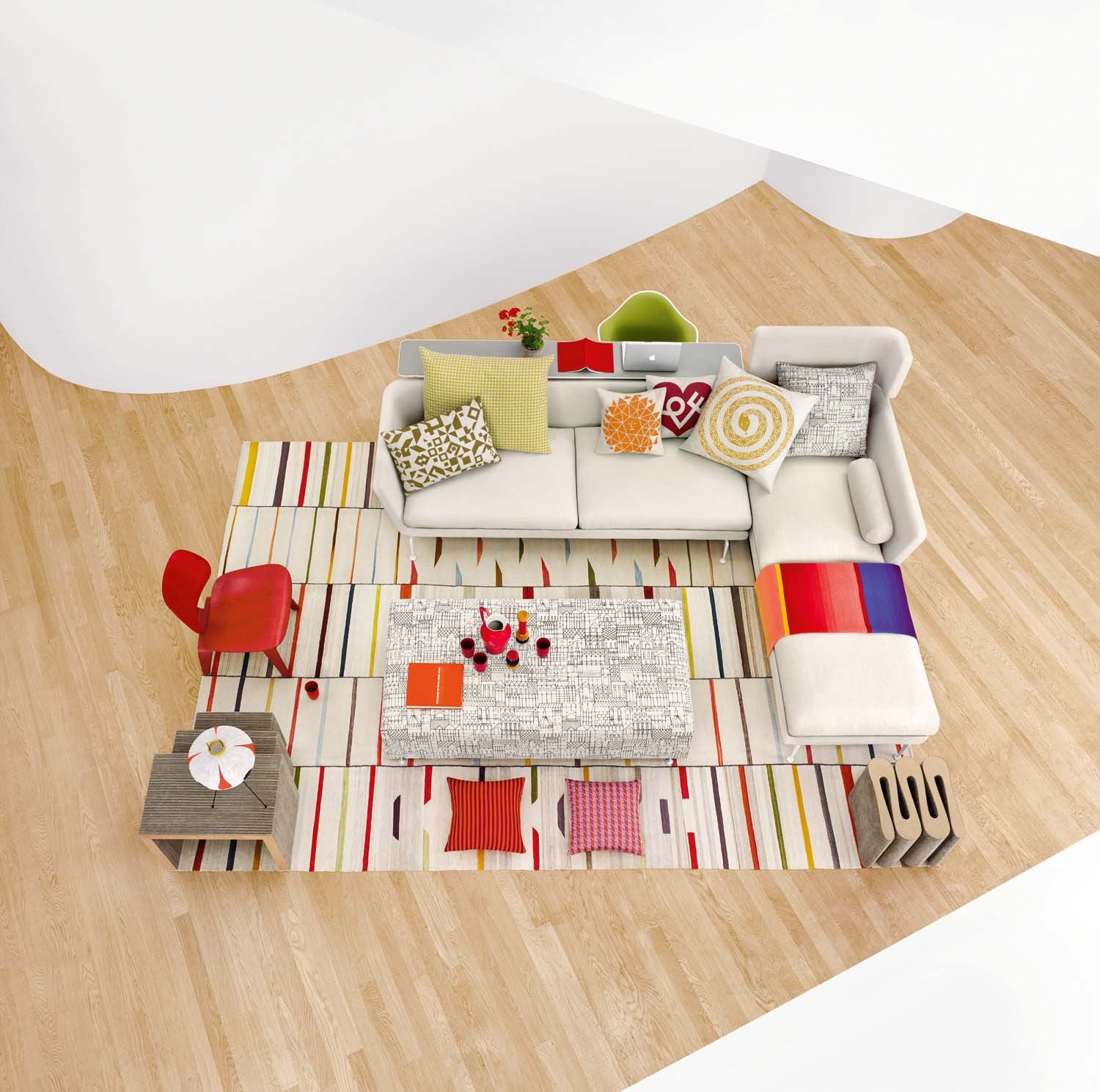 Suita Sofa - Three Seater Open