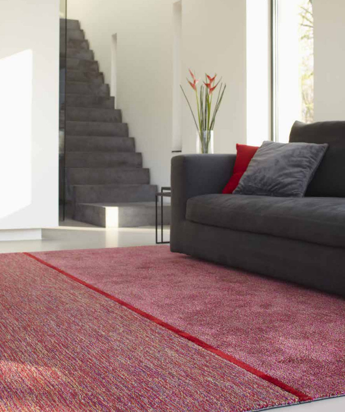 Carpet Sign Connect Rug, red colours Carpet Sign Connect Rug, red colours