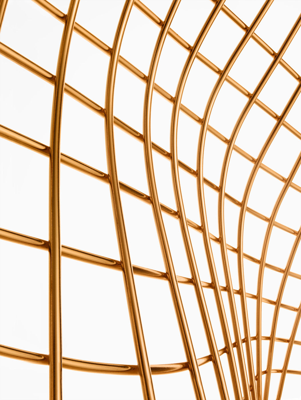 Bertoia Diamond Armchair Gold Plated, detail