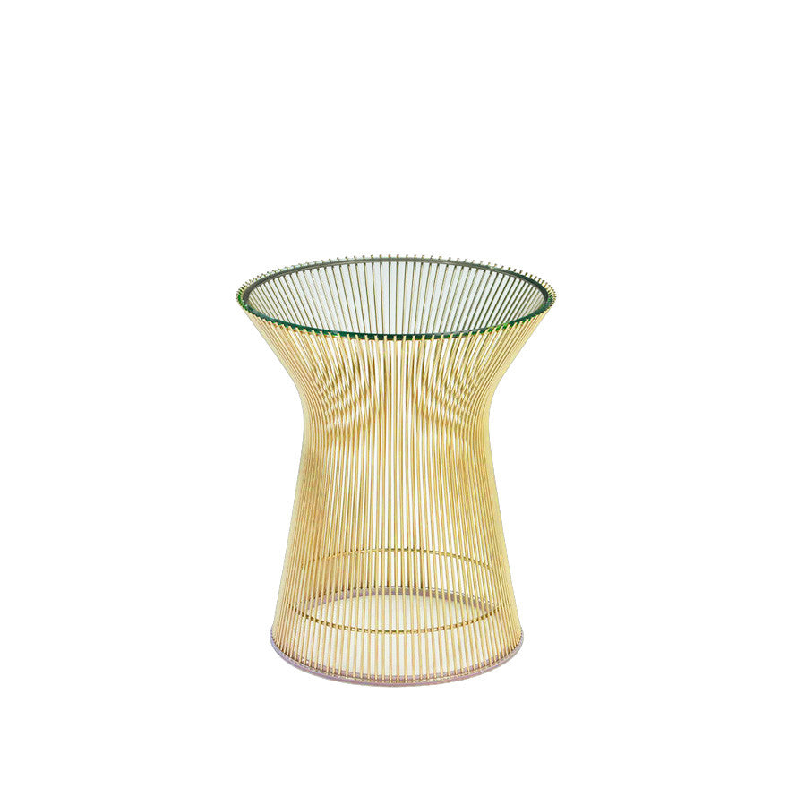Platner Side Table Gold Plated Platner Side Table Gold Plated