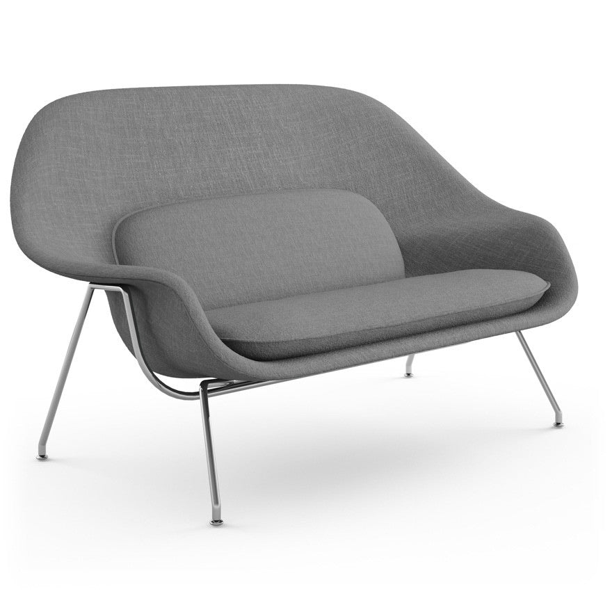 Saarinen Womb Settee grey Saarinen Womb Settee grey