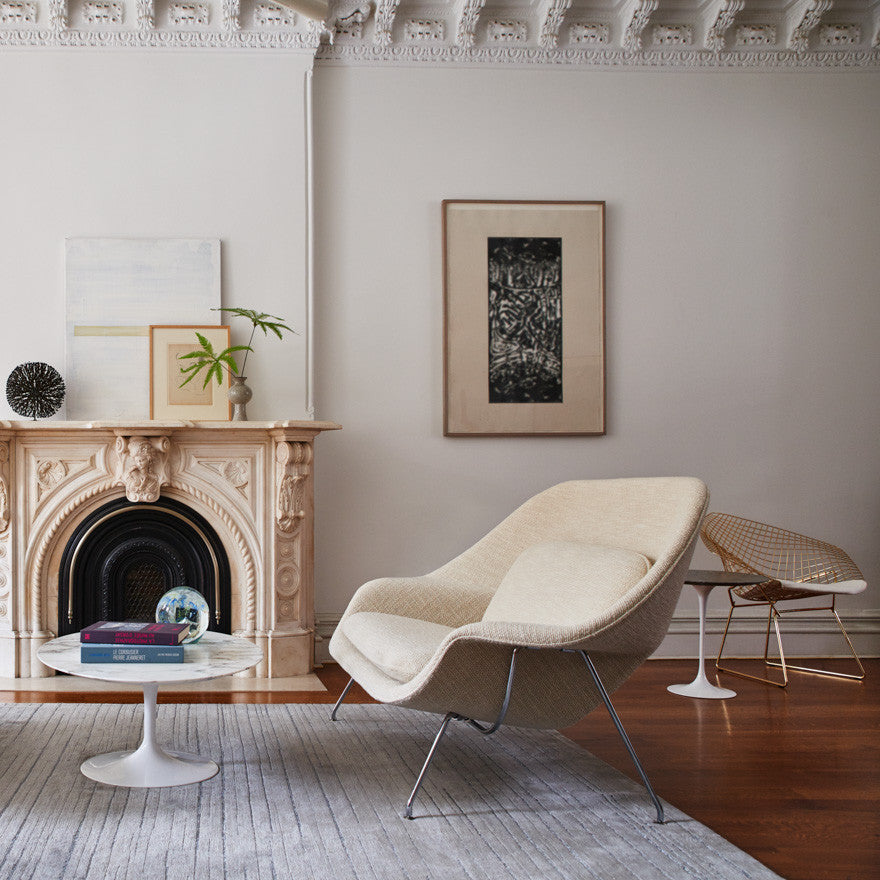 Saarinen Womb Settee beige Saarinen Womb Settee beige