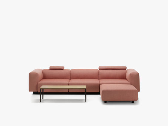 Soft Modular 3-Seater and Ottoman