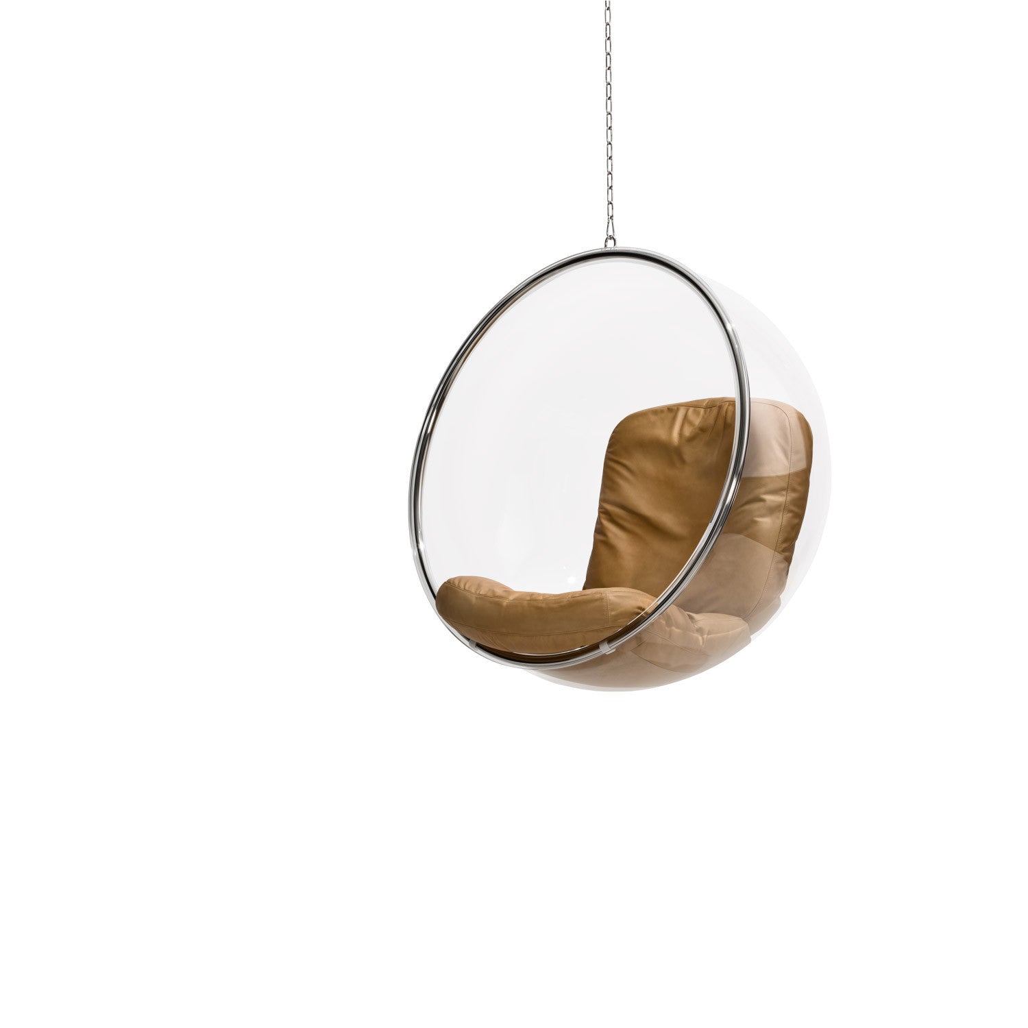 Bubble Chair, natural leather cushions