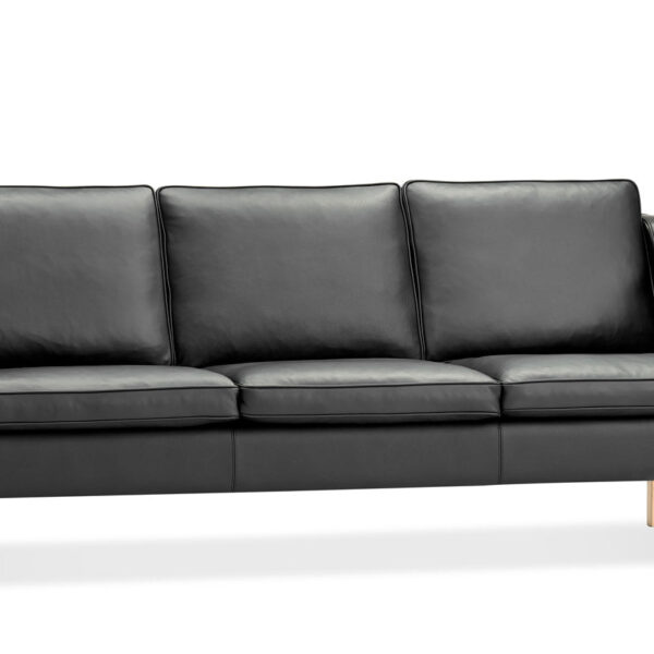  Eva Sofa black leather