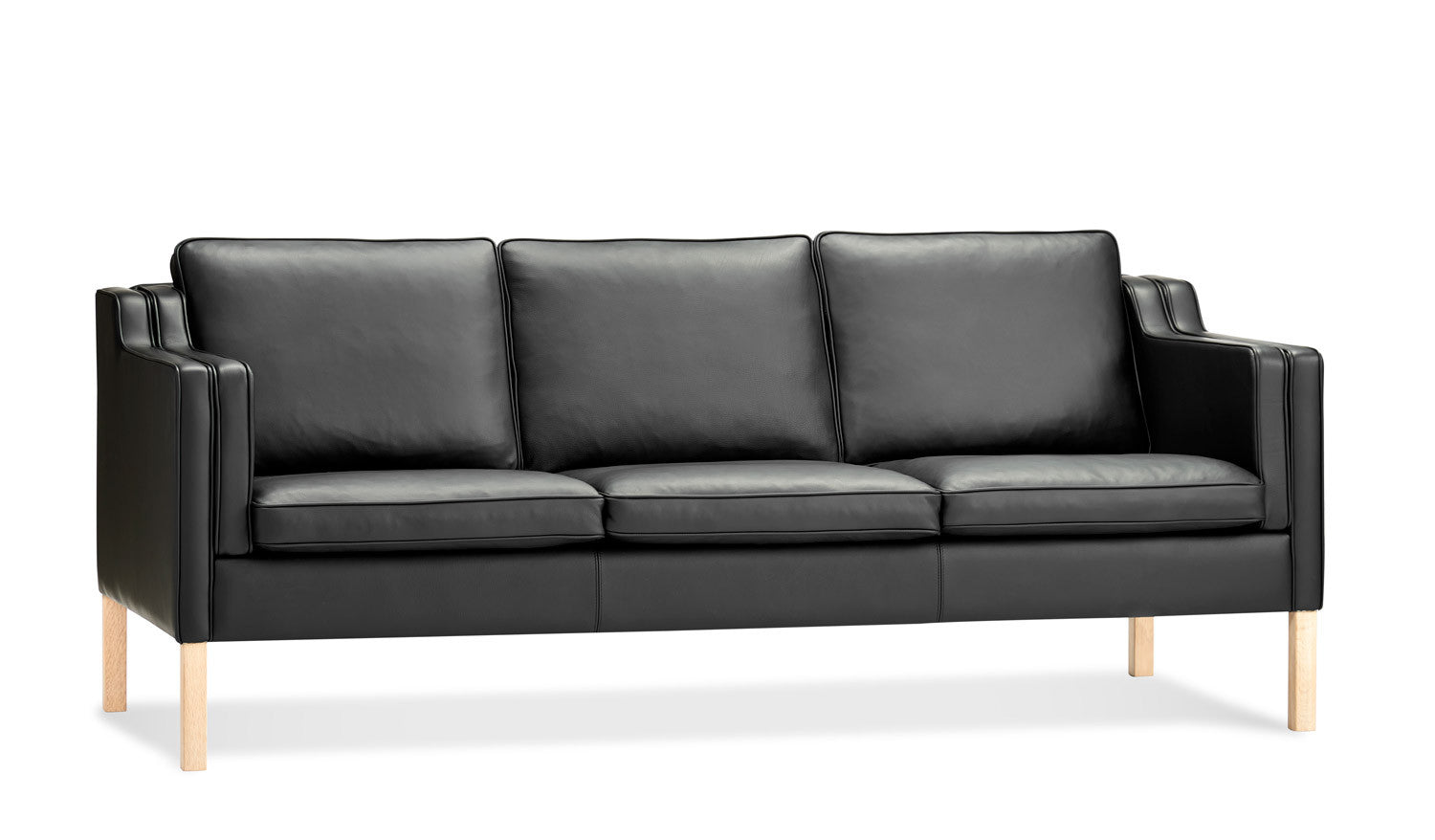 Eva Sofa black leather