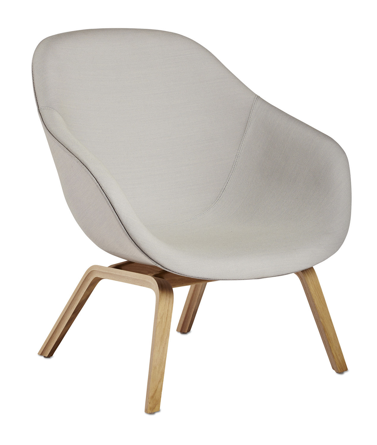 About A Lounge Chair AAL 83, Steelcut Trio fabric and wooden legs About A Lounge Chair AAL 83, Steelcut Trio fabric and wooden legs