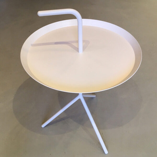 HAY-DLM-table-outlet- small-white-powder-coated-steel