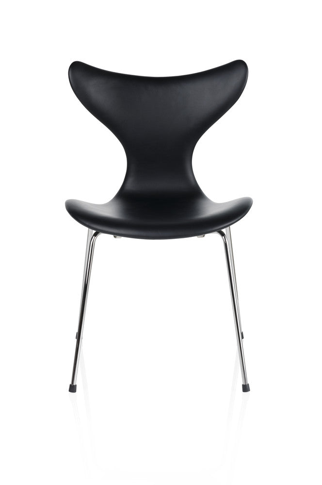 fritz_hansen_arne_jacobsen_lily_chair_black_leather