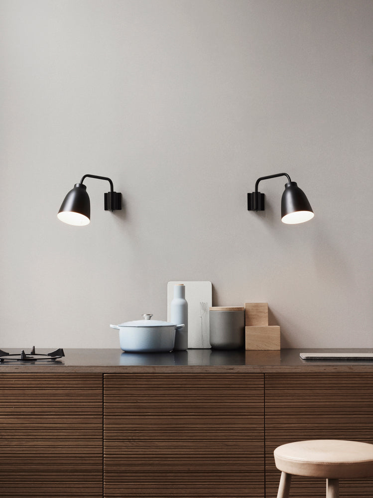 Caravaggio Read Wall Lamp black