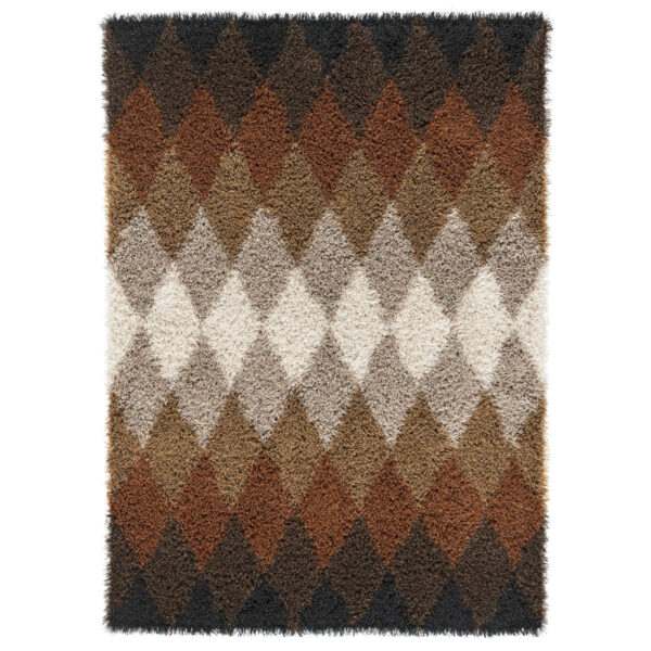 Kasthall Fogg Harlequin Rug, cognac