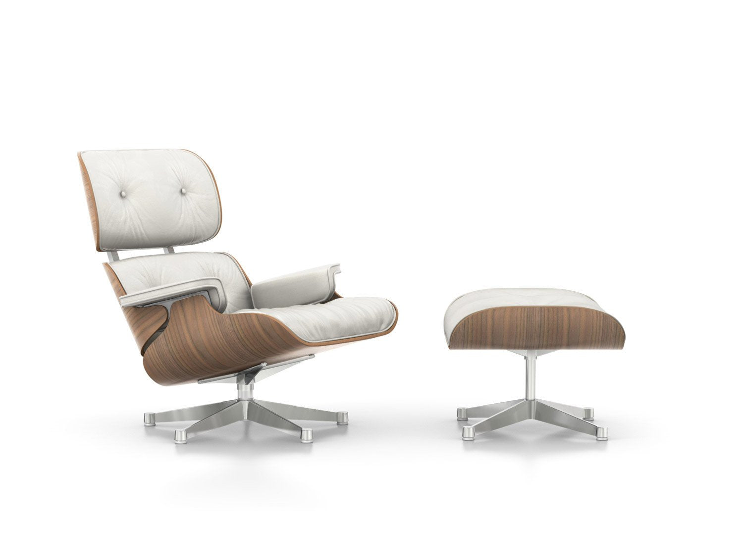 Eames Lounge Chair White Version