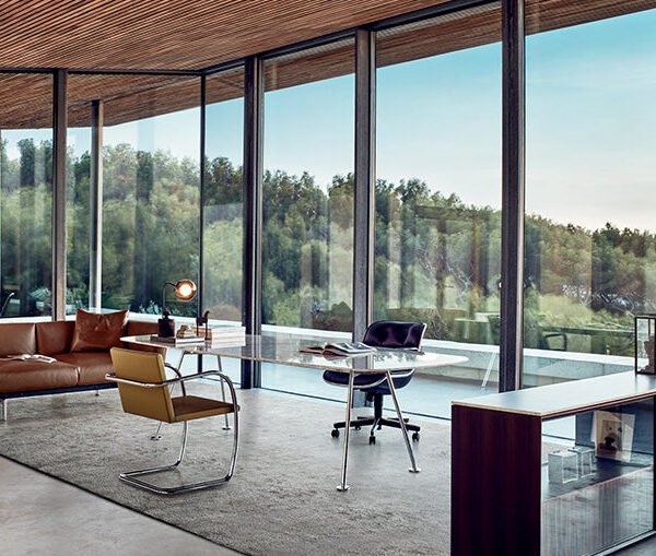 Avio sofa, 2-seater, in Venezia Cognac leather