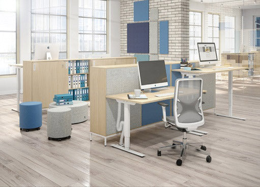 Easy sit stand desk