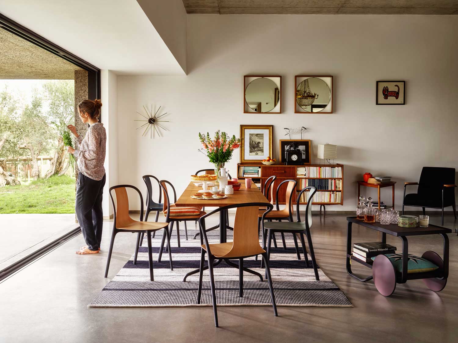 Belleville Side chair and Armchair