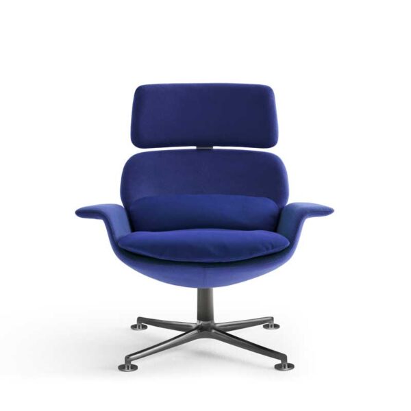 KN02 Swivel and Reclining High Back Lounge Chair