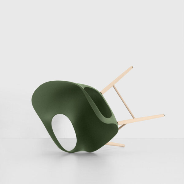 Elephant chair wooden base