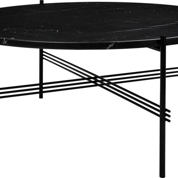 TS Coffee Table Ø80 - Black Marquina Marble