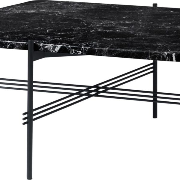 TS Coffee Table 80x80 - Black Marquina Marble