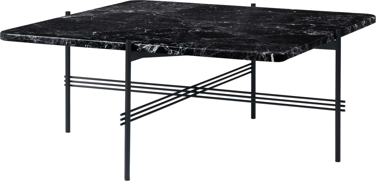 TS Coffee Table 80x80 - Black Marquina Marble