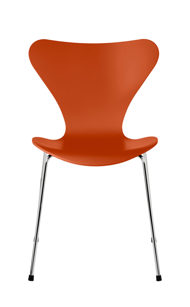 Series7-ParadiseOrange_Lacquered_Chrome-chair Series7-ParadiseOrange_Lacquered_Chrome-chair