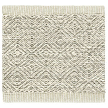 Kasthall Goose Eye Icon Rug - Queens, light grey and white