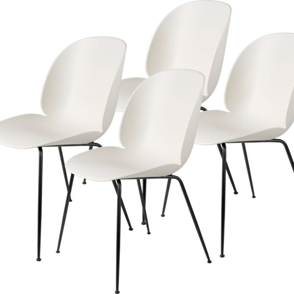 Beetle Dining Chair, Conic Base - Set of 4