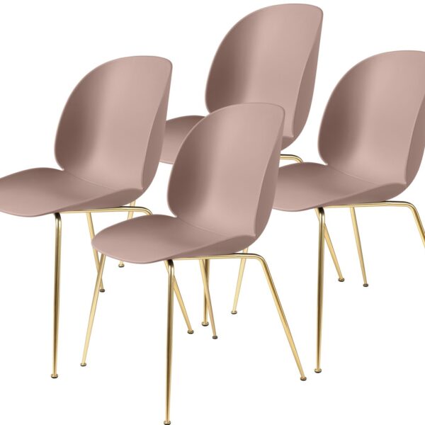 Beetle Dining Chair, Conic Base - Set of 4