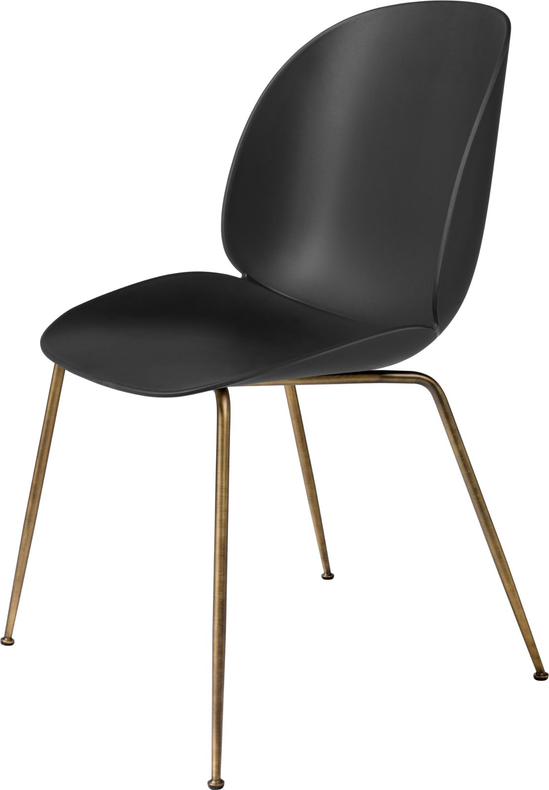 Beetle Dining Chair, Conic Base - Un-upholstered Beetle Dining Chair, Conic Base - Un-upholstered