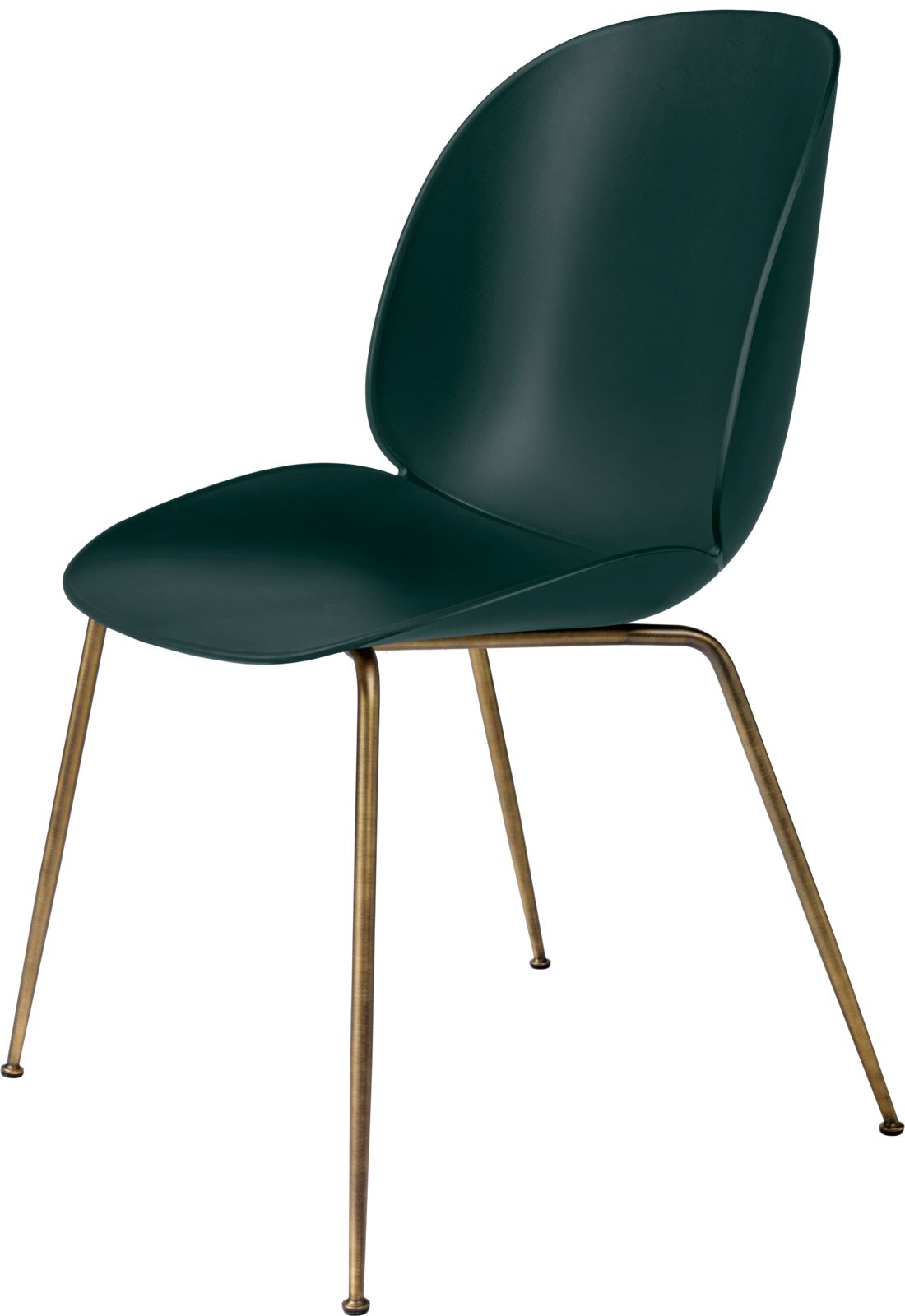 Beetle Dining Chair, Conic Base - Un-upholstered Beetle Dining Chair, Conic Base - Un-upholstered