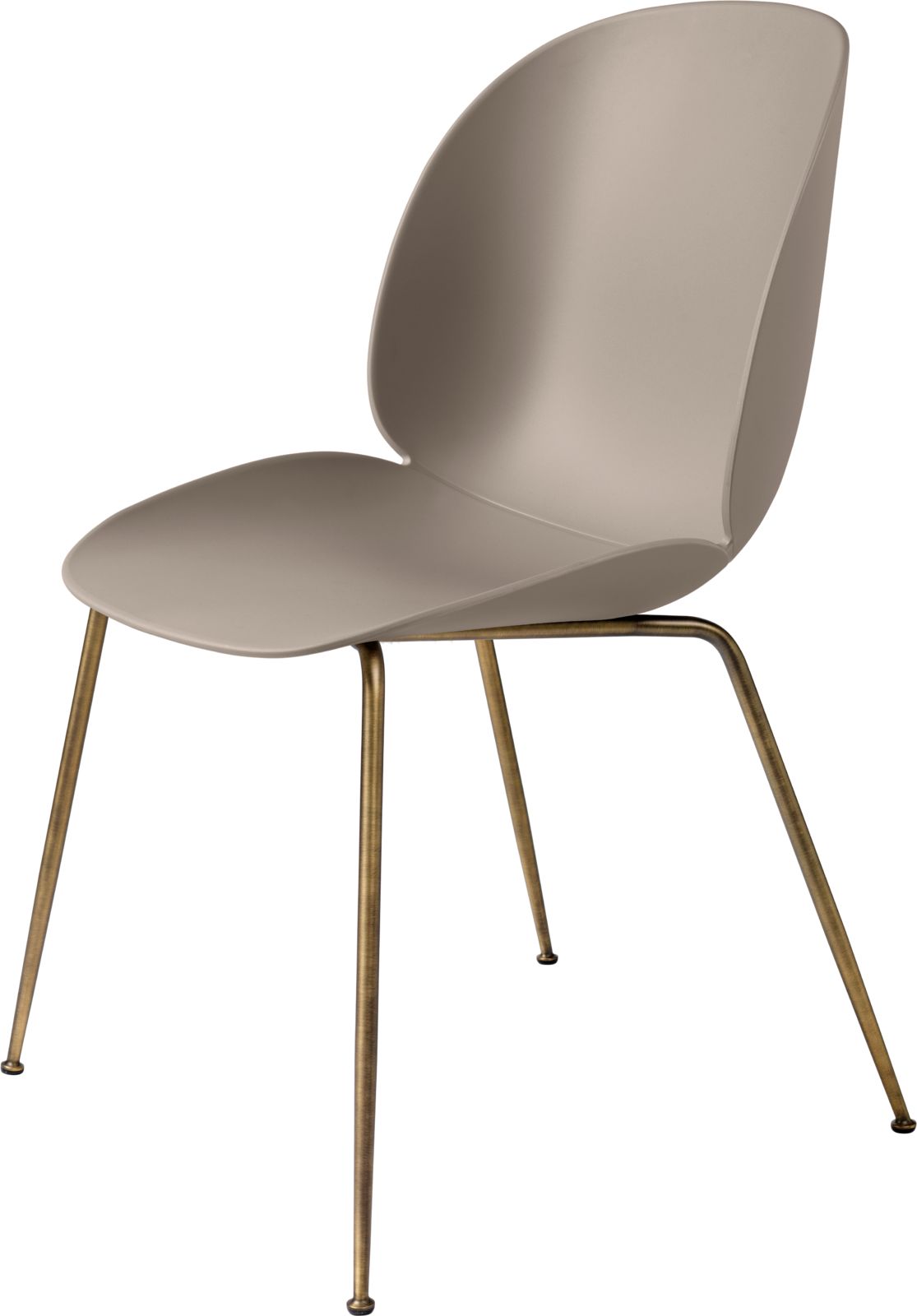 Beetle Dining Chair, Conic Base - Un-upholstered Beetle Dining Chair, Conic Base - Un-upholstered