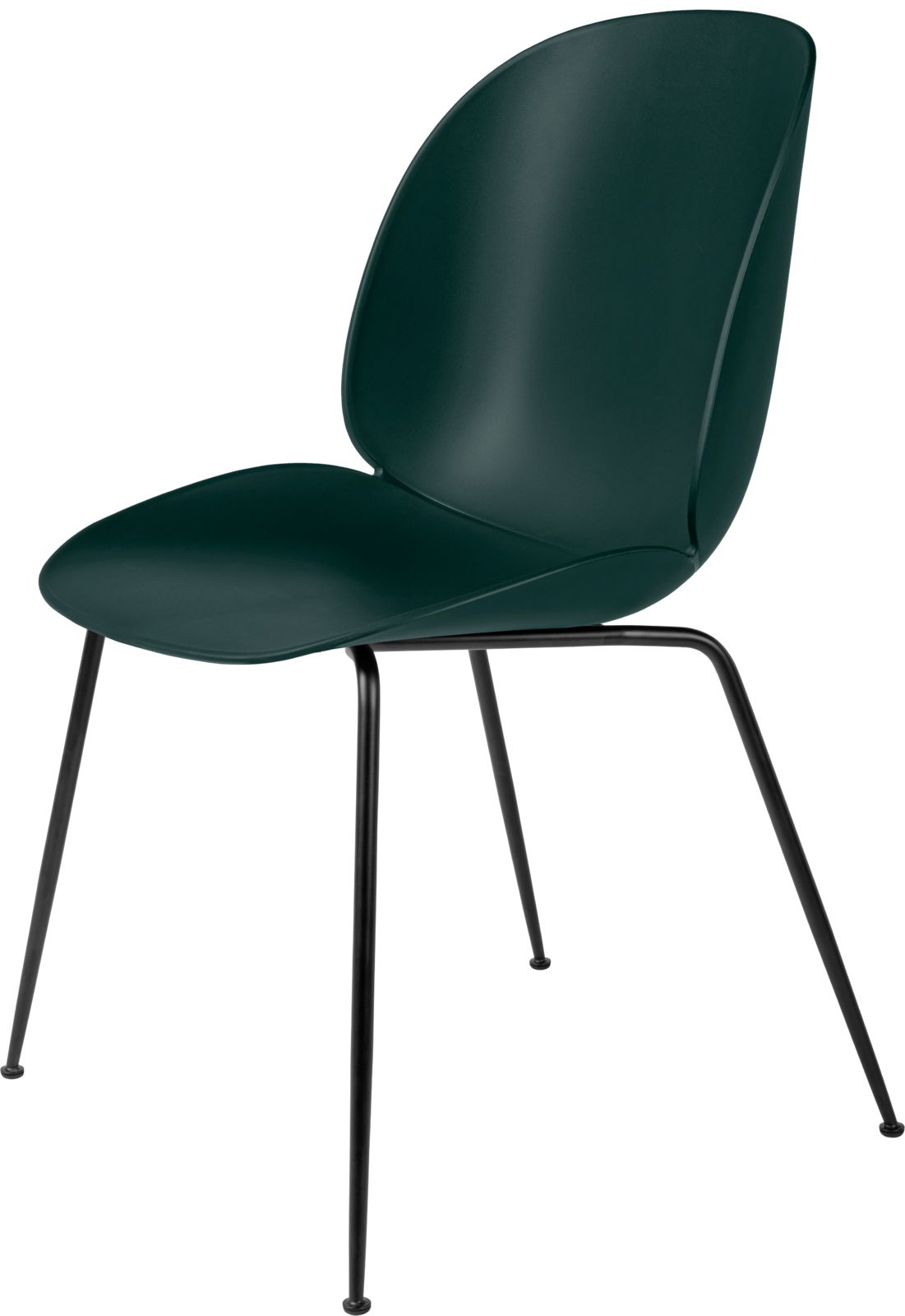 Beetle Dining Chair, Conic Base - Un-upholstered Beetle Dining Chair, Conic Base - Un-upholstered