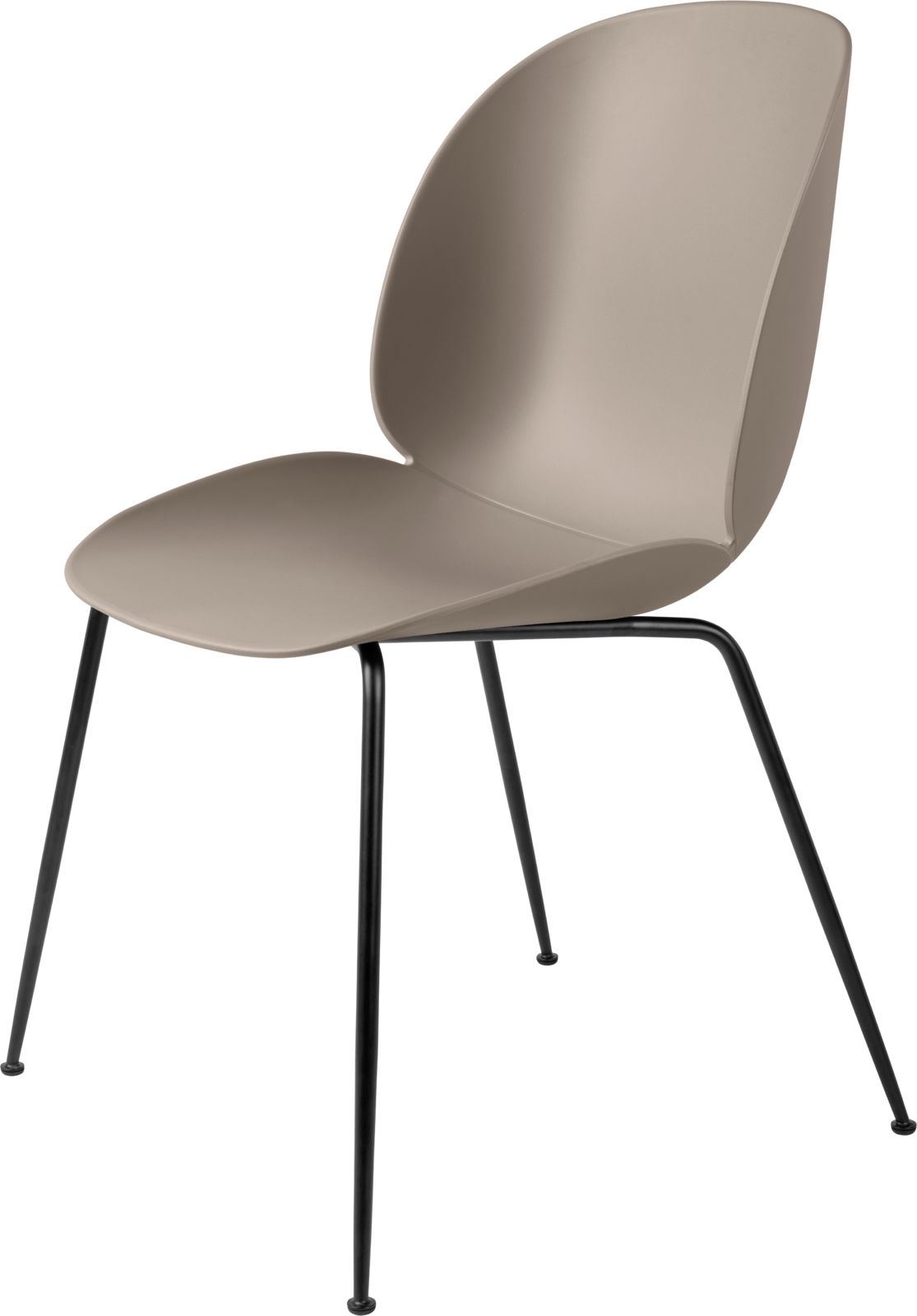 Beetle Dining Chair, Conic Base - Un-upholstered Beetle Dining Chair, Conic Base - Un-upholstered