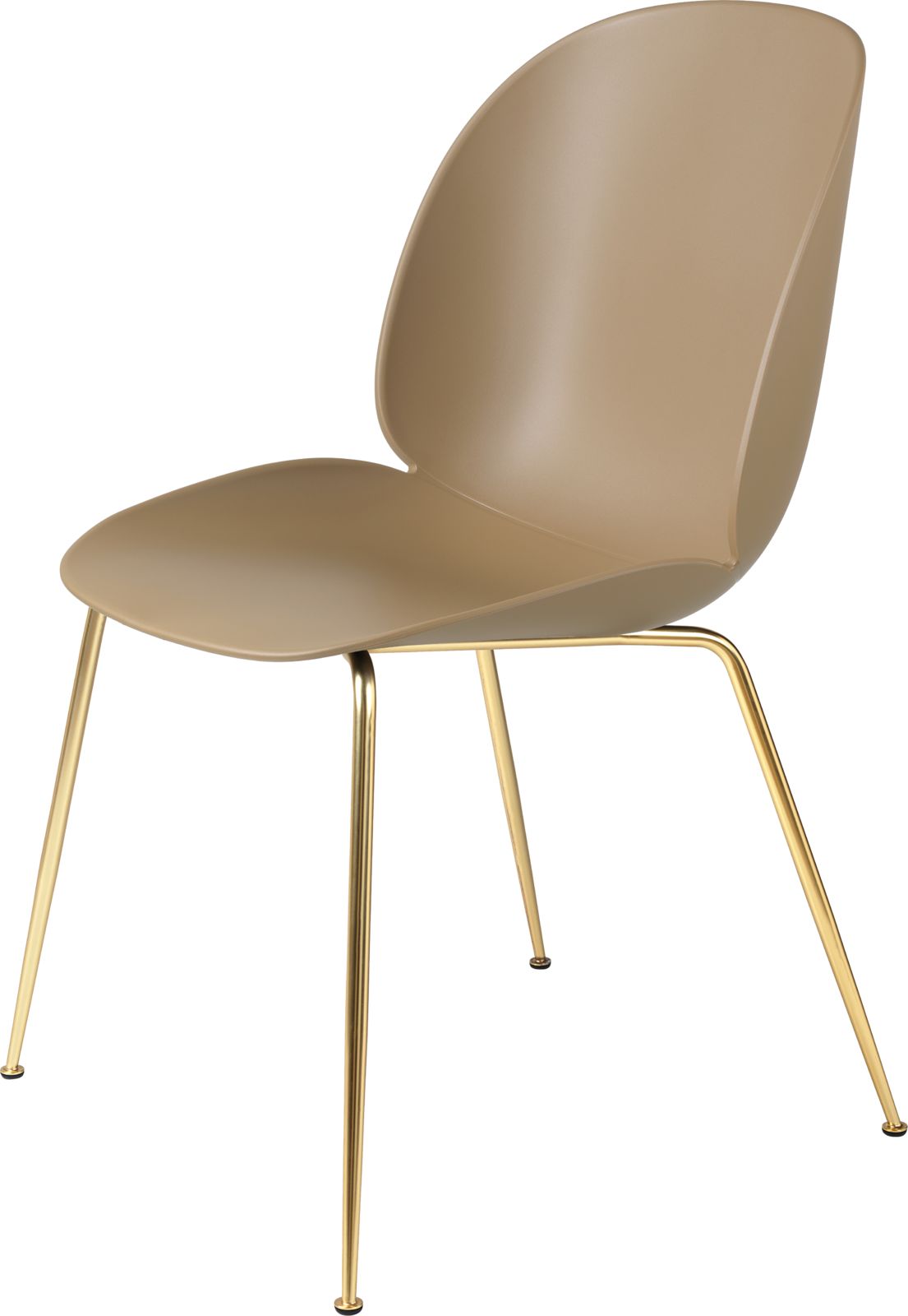 Beetle Dining Chair, Conic Base - Un-upholstered Beetle Dining Chair, Conic Base - Un-upholstered