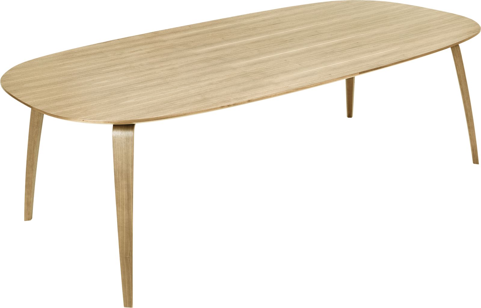 GUBI Dining Table Elliptical Veneer