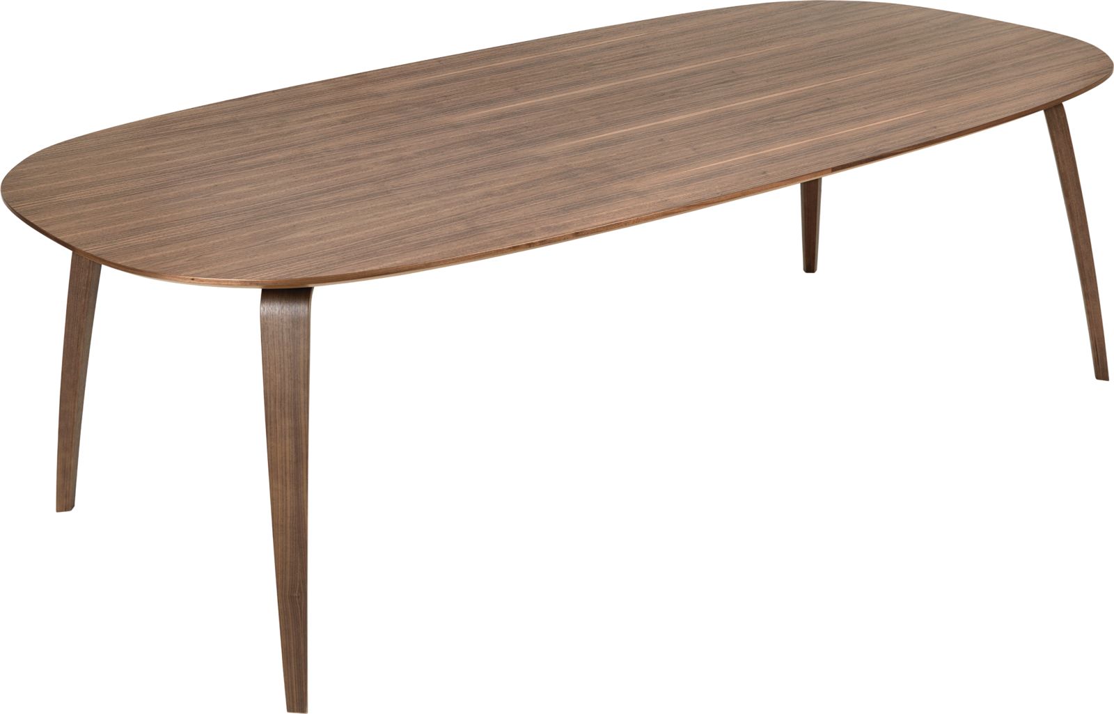 GUBI Dining Table Elliptical Veneer