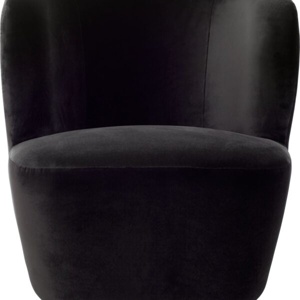Stay Lounge Chair, anthracite velvet.
