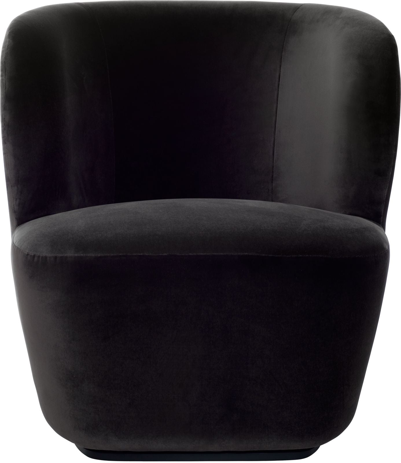 Stay Lounge Chair, anthracite velvet.