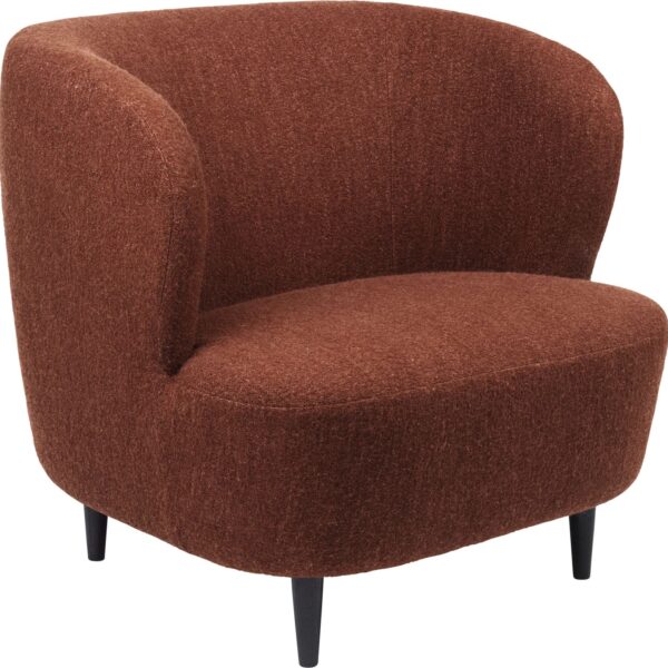 Stay Lounge Chair with Black Stained Oak Matt Lacquered legs.