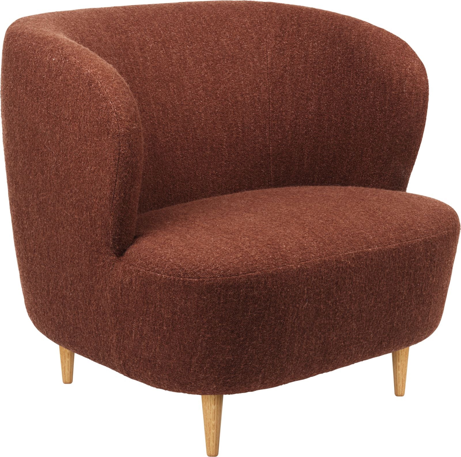 Stay Lounge Chair with Oak Matt Lacquered legs. Stay Lounge Chair with Oak Matt Lacquered legs.