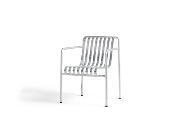 Palissade Dining Armchair Hot Galvanised