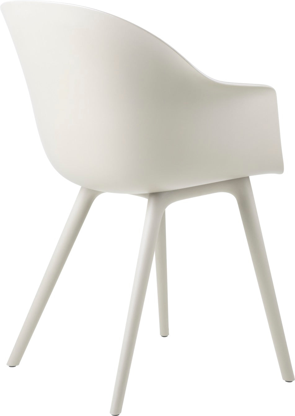 Bat_Outdoor_DiningChair_Plastic_Unupholstered_AlabasterWhite_AlabasterWhite