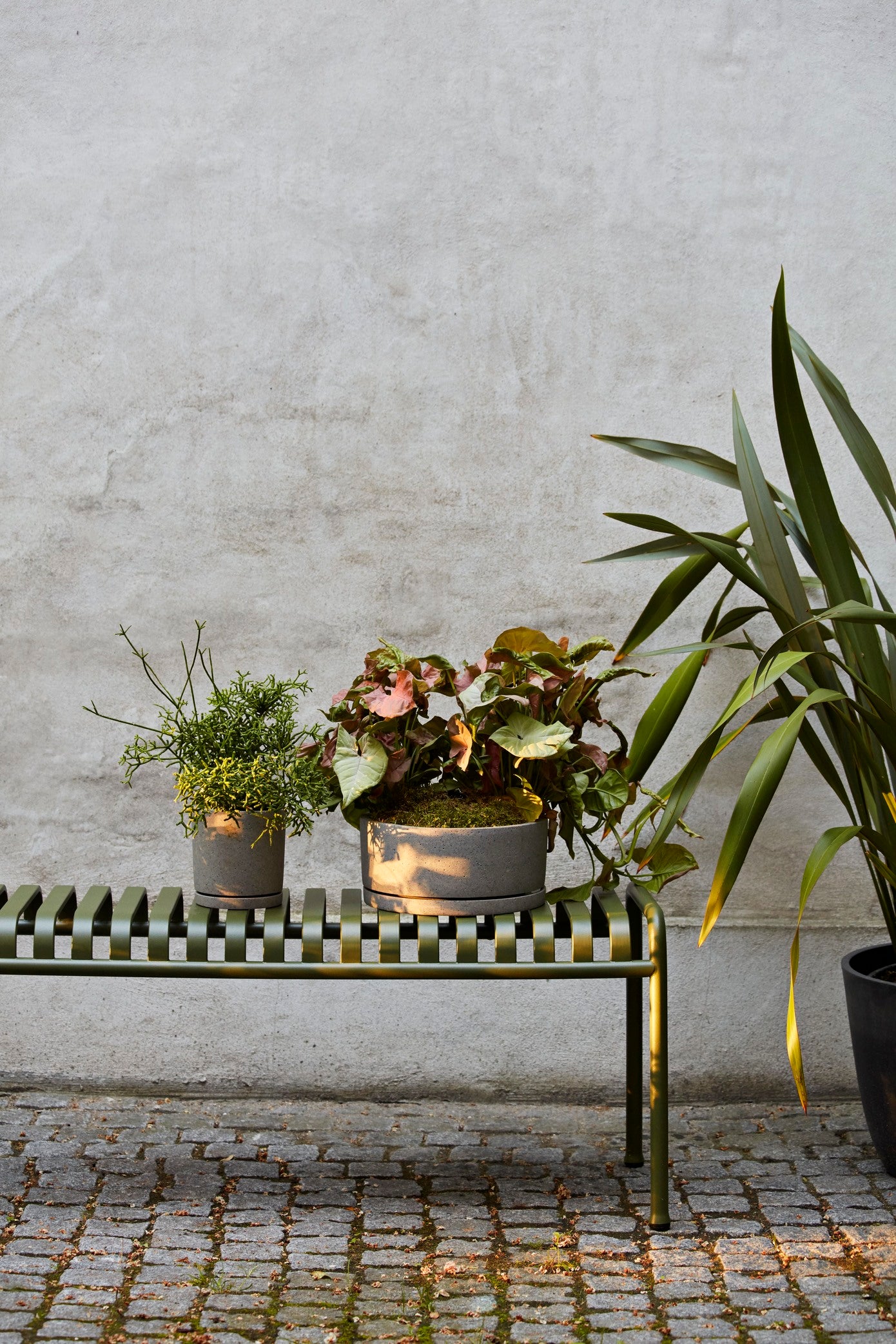 hay-ronan-erwan-bouroullec-dining-bench-palissade-olive-indoor-outdoor