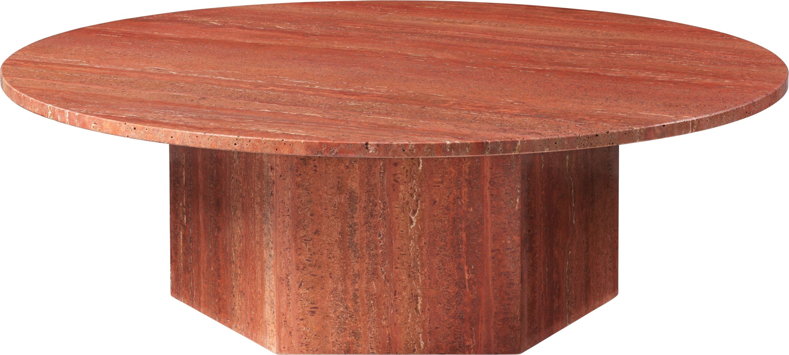Gubi Epic Coffee Table - Travertine Stone Gubi Epic Coffee Table - Travertine Stone