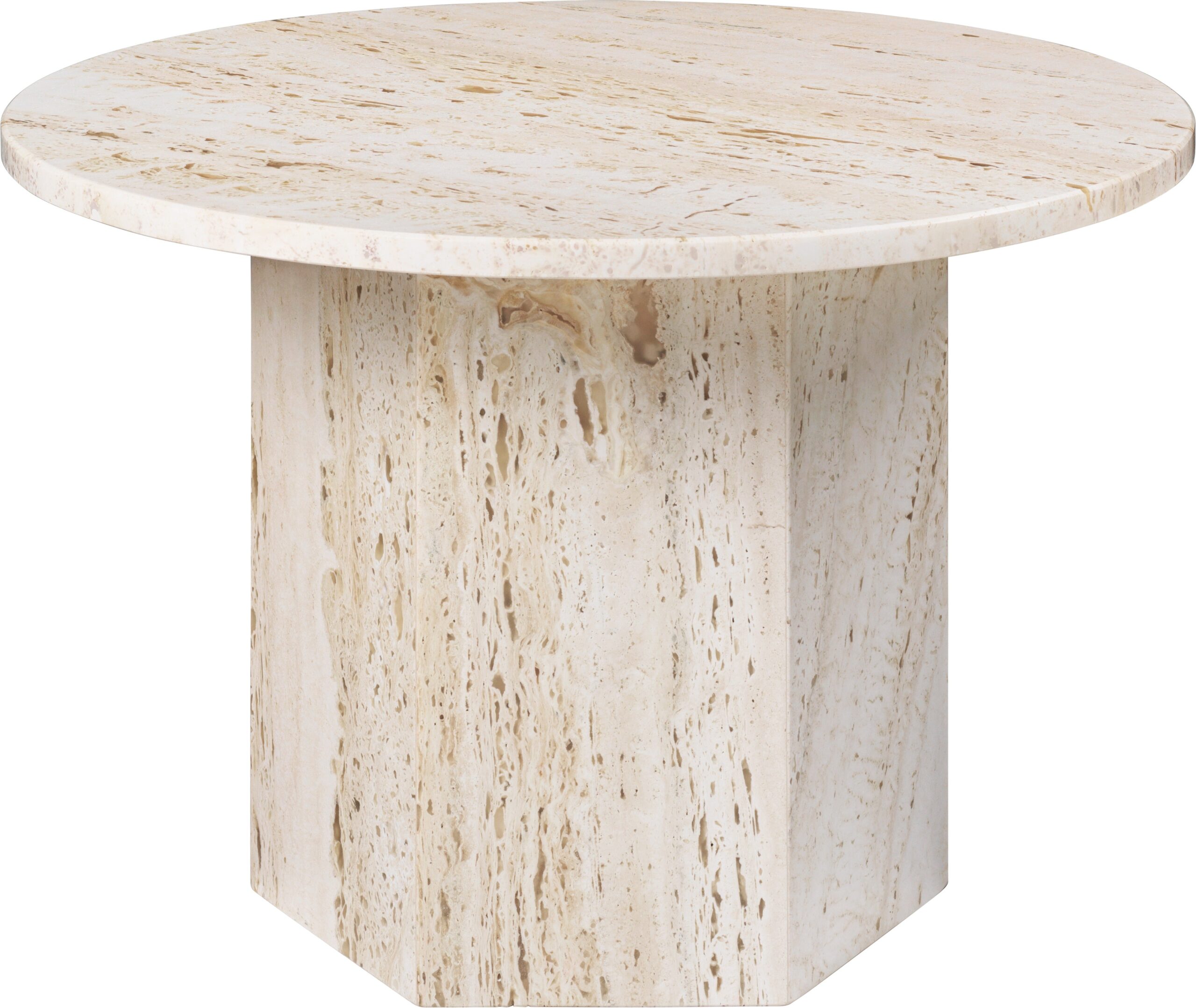 Gubi Epic Coffee Table - Travertine Stone Gubi Epic Coffee Table - Travertine Stone