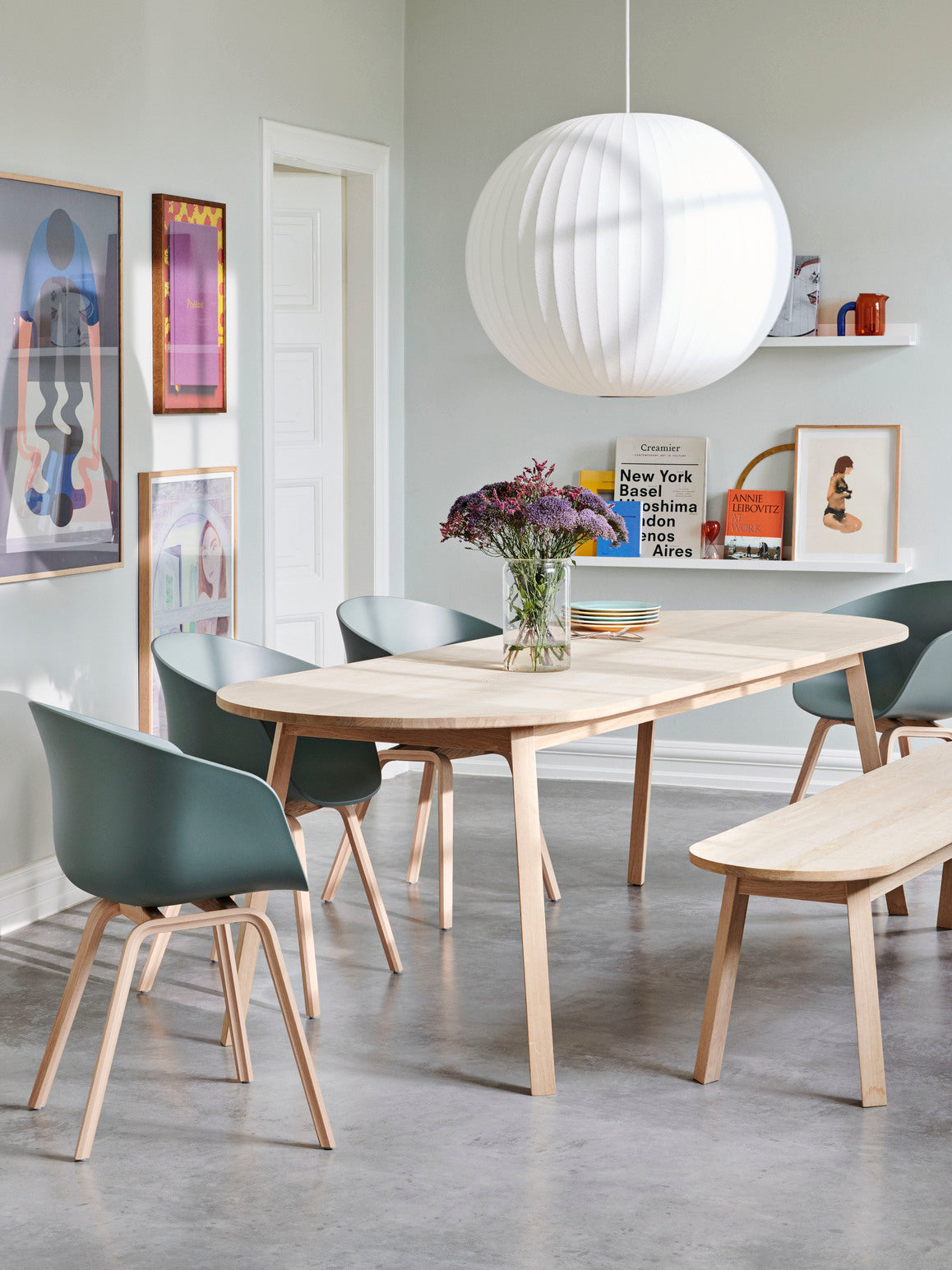 Triangle Leg Table