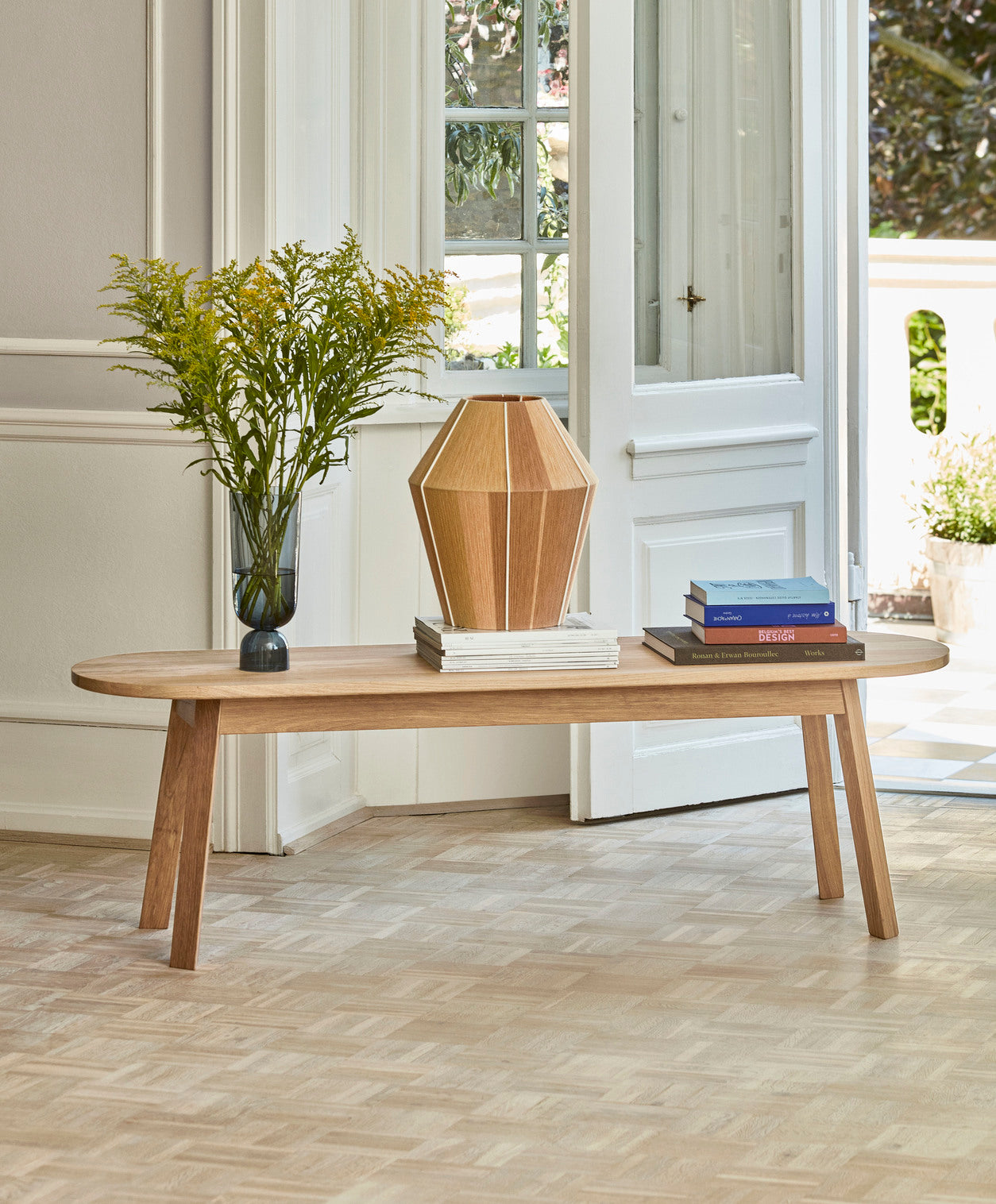 Triangle Leg Bench