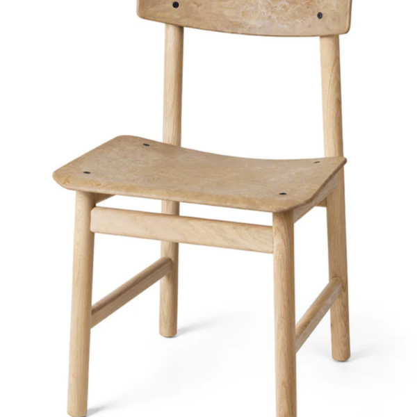 Mater Conscious Chair 3162 Coffee Waste Light by Børge Mogensen & Esben Klint